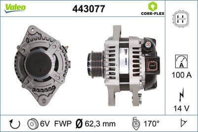 Alternador VALEO 443077