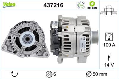 Alternador VALEO 437216