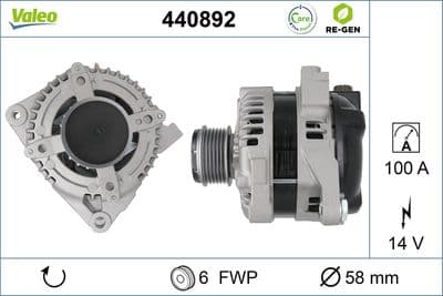 Alternador VALEO 440892