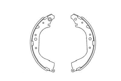 Juego de zapatas de frenos Kavo Parts KBS-9901