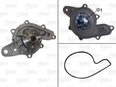 Bomba de agua, refrigeración del motor VALEO 506677