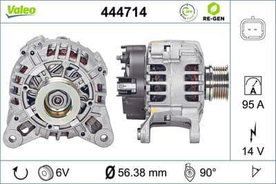 Alternador VALEO 444714