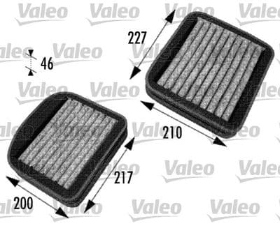 Filtro, aire del interior VALEO 698772