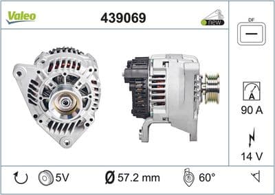 Alternador VALEO 439069