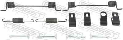 Juego de accesorios, zapatas de freno de estacionamiento FEBEST 1204-SFER-KIT