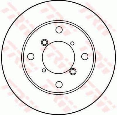 Disco de freno TRW DF2710