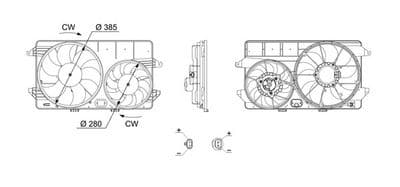 Ventilador, refrigeración del motor MAHLE CFF 762 000S