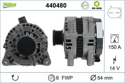 Alternador VALEO 440480