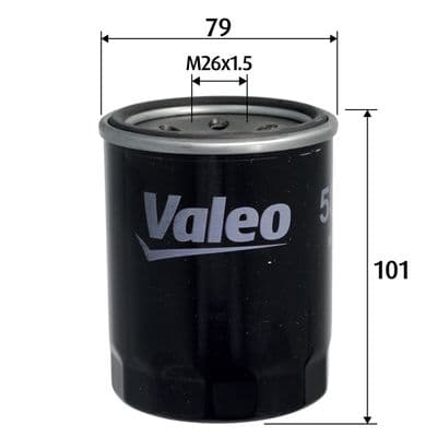 Filtro de aceite VALEO 586188