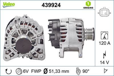 Alternador VALEO 439924
