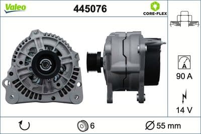 Alternador VALEO 445076