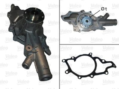 Bomba de agua, refrigeración del motor VALEO 506926