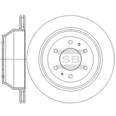 Disco de freno Hi-Q SD3072