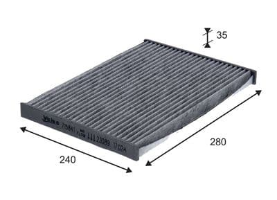Filtro, aire del interior VALEO 715841