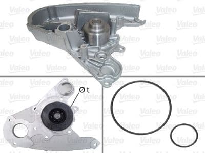 Bomba de agua, refrigeración del motor VALEO 506864