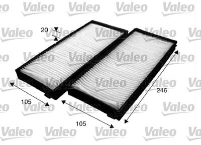Filtro, aire del interior VALEO 715618