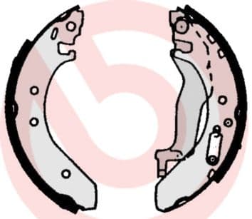 Juego de zapatas de frenos BREMBO S 52 503