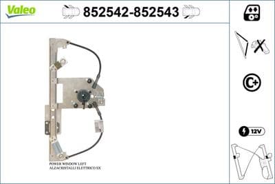 Elevador para ventanas VALEO 852543