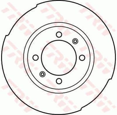 Disco de freno TRW DF1668