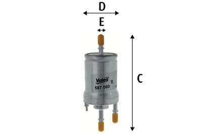 Filtro combustible VALEO 587060