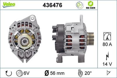 Alternador VALEO 436476