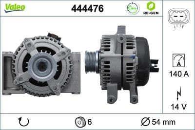Alternador VALEO 444476