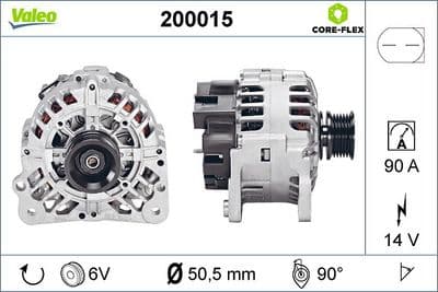 Alternador VALEO 200015