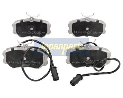 Juego de balatas de freno JAPANPARTS PA-0206AF