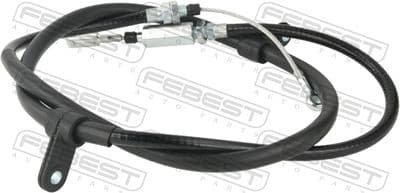 Cable de accionamiento, freno de estacionamiento FEBEST 25100-BOXIII