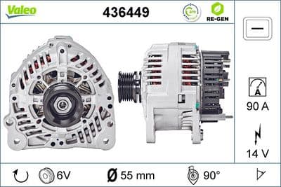 Alternador VALEO 436449