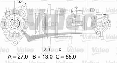 Alternador VALEO 437147