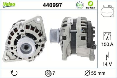 Alternador VALEO 440997