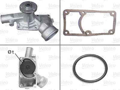 Bomba de agua, refrigeración del motor VALEO 506031