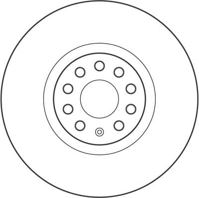 Disco de freno TRW DF3908S