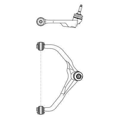 Brazo oscilante, suspensión de ruedas CTR CQ1144L