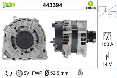 Alternador VALEO 443394
