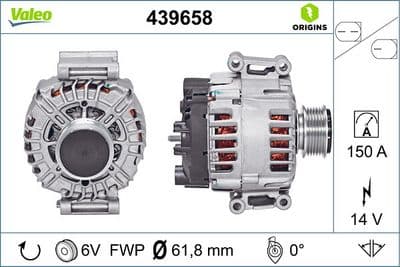 Alternador VALEO 439658