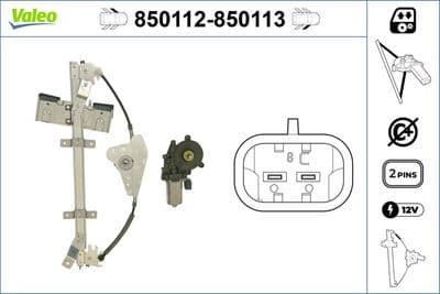 Elevador para ventanas VALEO 850112