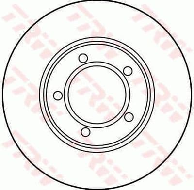 Disco de freno TRW DF1916
