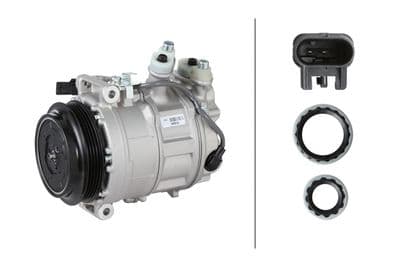 Compresor, aire acondicionado HELLA 8FK 366 203-951