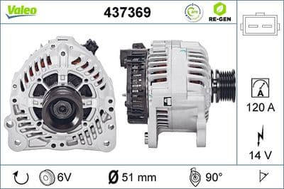 Alternador VALEO 437369