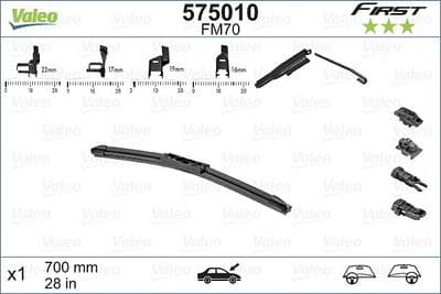 Limpiaparabrisas VALEO 575010