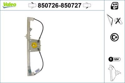 Elevador para ventanas VALEO 850726
