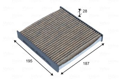 Filtro, aire del interior VALEO 701035