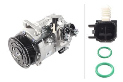 Compresor, aire acondicionado HELLA 8FK 366 204-131