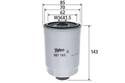 Filtro combustible VALEO 587182