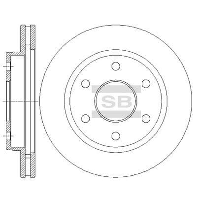 Disco de freno Hi-Q SD5514