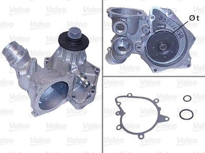 Bomba de agua, refrigeración del motor VALEO 506800