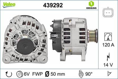 Alternador VALEO 439292