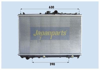 Radiador, refrigeración del motor JAPANPARTS RDA163026